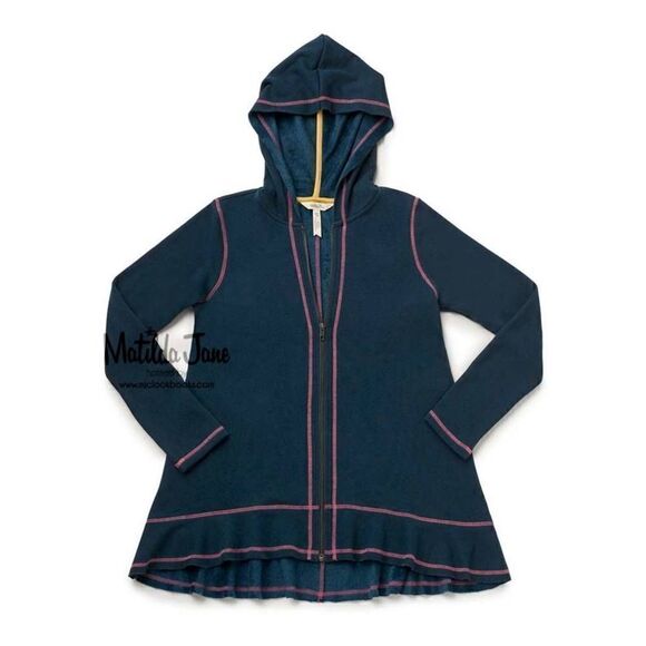 Matilda Jane Women’s Be Present Blue Fleece Lined Hoodie Size Medium.
Like new s - Picture 1 of 9